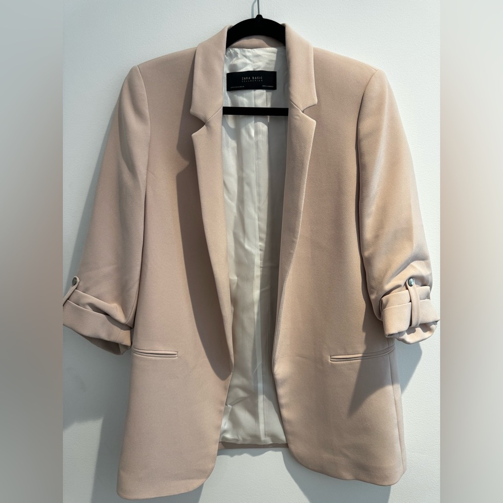 Zara Blush/Nude Blazer